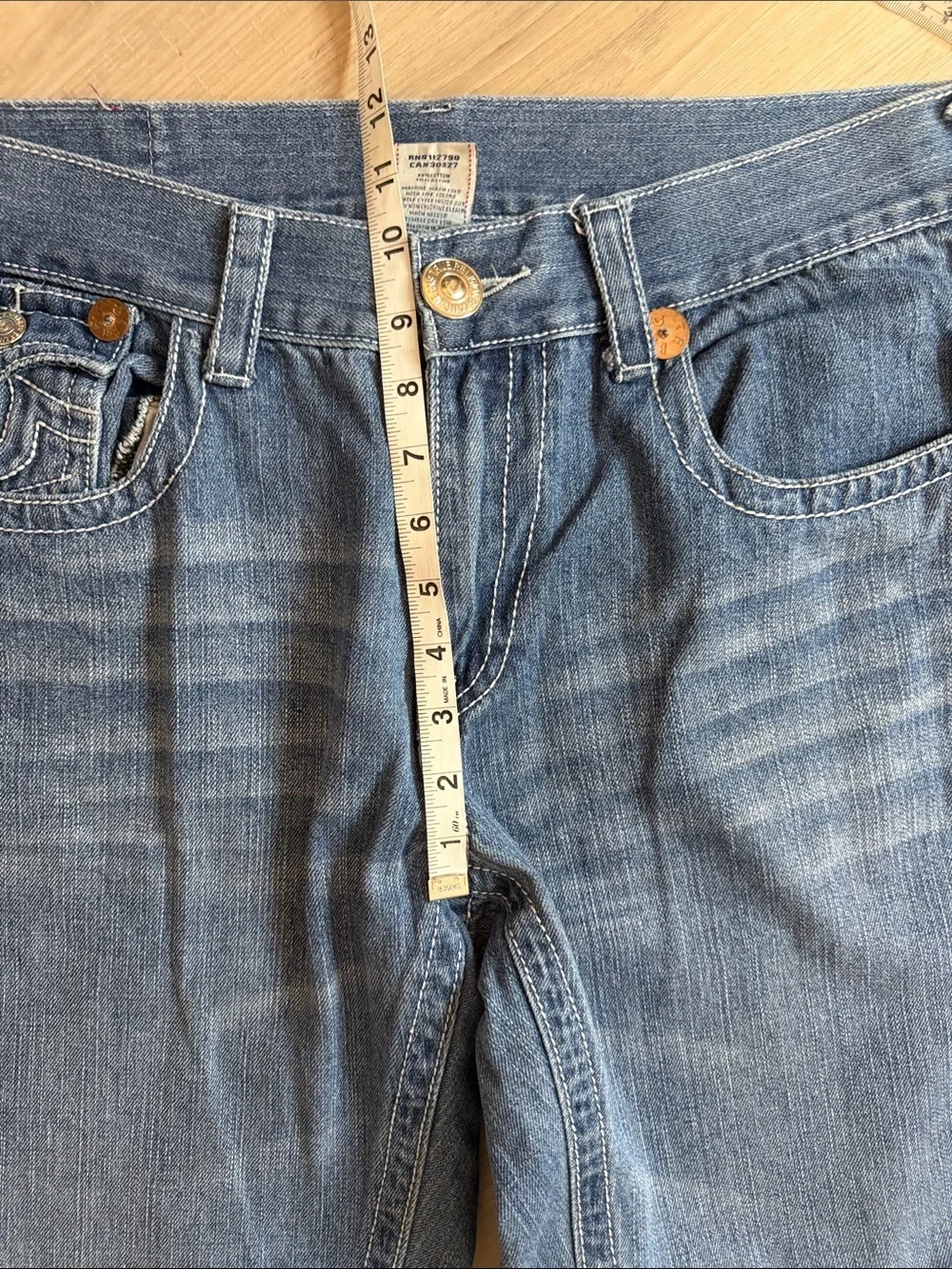 True Religion Joey Super T USA Denim Jeans.  Sz 36/34